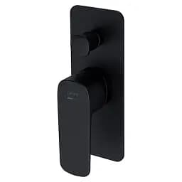 Смеситель для ванны и душа Cersanit Larga S951-373 с коробкой скрытого монтажа Черный 30412