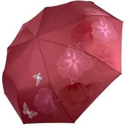 Женский складной зонтик полный автомат The Best 102 см розовый