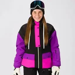 Куртка женская Rehall Stussy W 2026 M Черный-Фиолетовый