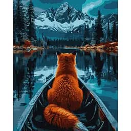 Картина за номерами Santi Лисиця та гори 40 x 50 см (955756)