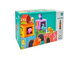 Настольная игра Djeco Топанимо ферма (6 кубиков + 6 животных) (Topanifarm) (DJ09108)
