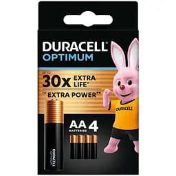 Батарейки Duracell Optimum AA (LR06) 4 шт.