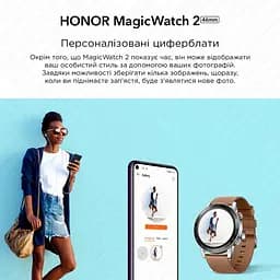 Смарт-годинник Honor Magic Watch 2 46mm Charcoal Black (MNS-B39) - мініатюра 7