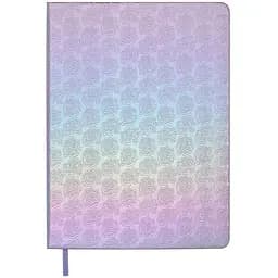 Ежедневник датированный Buromax Bloom 2026 A5 искусственная кожа серебряный (BM.21156-24)