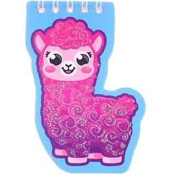 Блокнот на пружинці Offtop Лама, рожевий (860257)