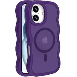 Чохол Epik TPU+PC Undine with MagSafe для Apple iPhone 16, 6.1 Purple