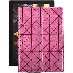 Чехол StatusCASE из экокожи для планшета Lenovo Tab 3 Plus X70L Розовый ромб