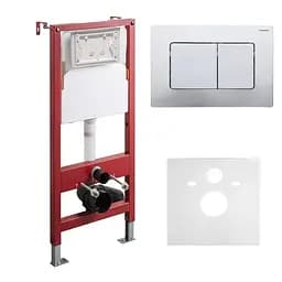 Інсталяція для унітазу Koer KT-0502-01 (з пан. змиву KT-0602-01 Хром + звукоіз.) KR5171