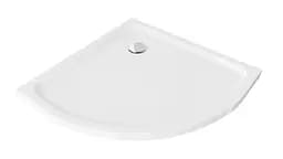 Душовий піддон Mexen Flat 70x70 напівкриглий низький MEX-41107070 Білий