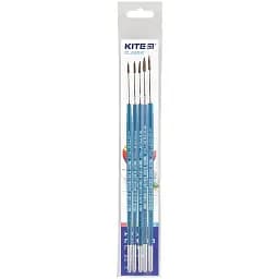 Набір пензлів Classic 5 шт Kite K-345 Різнокольоровий