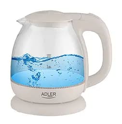 Чайник Adler AD 1283C Cappuccino стеклянный 1.0л