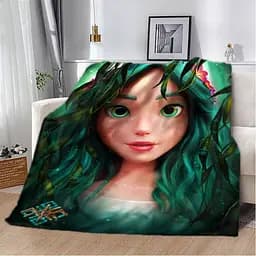Плед 3D Лісова Мавка 2807_B 13017 135х160 см