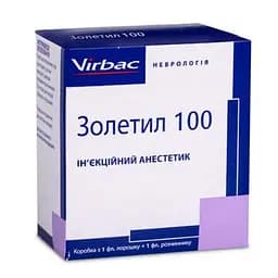 Золетил 100 средство для кошек и собак 5мл Virbac