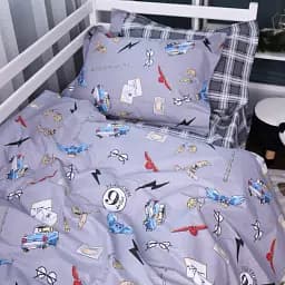 Наволочка MirSon Poplin Line Kids 08 Harry Potter 40х60 см сіра (2200009719257) - мініатюра 2