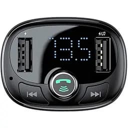 Modulator Baseus T typed S-09 Bluetooth MP3 Tarnish (CCALL-TM01) - мініатюра 2
