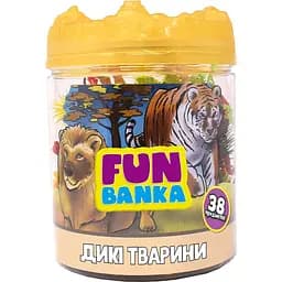 Игровой мини-набор Fun Banka Дикие животные, 38 предметов (320385-UA)
