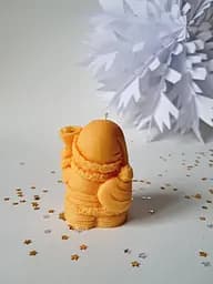 Свічка Svich Shop Санта-Клаус темно-жовтий колір - мініатюра 4