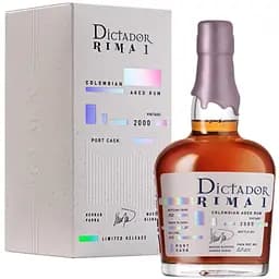 Ром Dictador Rima Port Finish 2000 44% 0.7 л - мініатюра 2