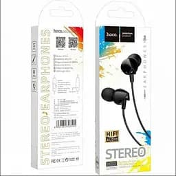Дротові навушники вакуумні з мікрофоном чорні 3.5mm Hoco M60 Perfect Sound Universal 1.2m - мініатюра 4