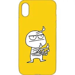 Чохол-накладка Toto Cartoon Soft Silicone TPU Case Apple iPhone XS Max FK9 Yellow