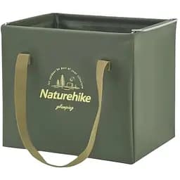 Складаний контейнер для води Naturehike CNH22SN002 з ПВХ 20 л темно-зелений