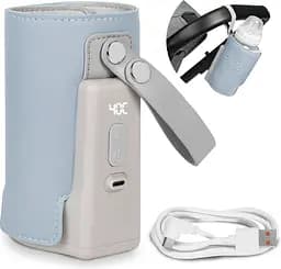 Підігрівач пляшечок Lionelo Thermup Go Plus Blue Sky Портативний блакитний (LOC-THERMUP GO PLUS BLUE SKY) - мініатюра 4