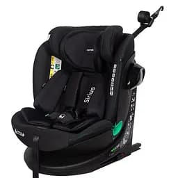 Автокрісло CARRELLO Sirius CRL-8808 Absolute Black i-Size 40-150 см ISOFIX, поворот /1/ [CD]