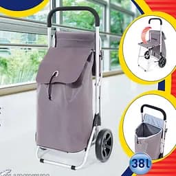 Сумка-візок з сидінням Sedi Beige (CS93075) Casa Si - мініатюра 5