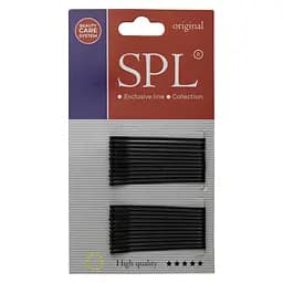Набор невидимок для волос SPL 5 см 24 шт. черный (3000-0050)