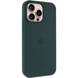 Чохол Silicone Case Full Protective (AA) для Apple iPhone 14 Pro Max (6.7) Зелений / Forest green