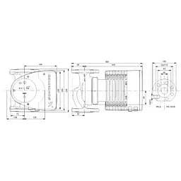 Циркуляційний насос Grundfos Magna1 40-100 F 220 (99221304) - мініатюра 2