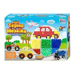 Дитяча термомозаїка "Транспорт" 4FUN Game Club 40057T 4000 намистин, 3 підставки