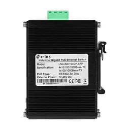 PoE-комутатор 5-портовий E-LINK LNK-IMC104GP-SFP IN 12-48V (73-00126) - мініатюра 8