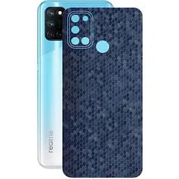 Захисна плівка StatusSKIN для Realme 7i 2020 Корпус Вініл Соти сині