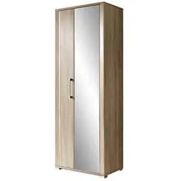 Шкаф пенал с зеркалом Гербор Гоу REG1L1D/22/8 Дуб сонома (GRB-1415)