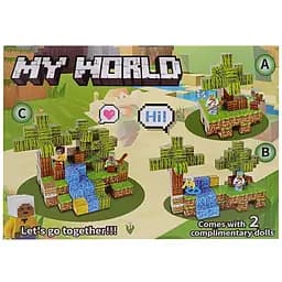 Дитячий магнітний конструктор "MINECRAFT" SX1001A 55 деталей