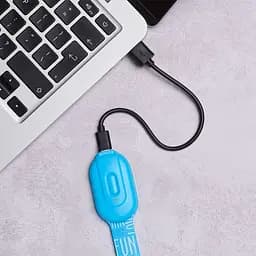Закладка-ліхтарик Flexilight Rechargeable Класика Синій стиль 14.7x3.6x1.3 см блакитна (FLRBW) - мініатюра 8