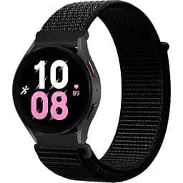 Ремінець нейлоновий на липучці для смарт-годинника BeWatch Samsung 22 мм Black (102139.1UW)