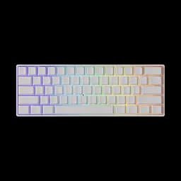 Клавіатура Akko MonsGeek FUN60 Pro RGB Side Printed White (AXM-FUN60PRO-SP-W) - мініатюра 1