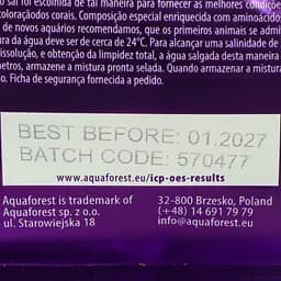 Сіль для рифових акваріумів Aquaforest Reef Salt 25кг - мініатюра 6