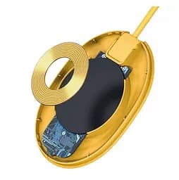 Бездротовий зарядний пристрій Baseus Jelly Wireless Charger 15W Yellow (WXGD-0Y) - мініатюра 2