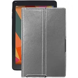 Чехол StatusCASE из экокожи для планшета Sigma mobile X-style Tab A101 Серый