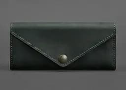 Женский кожаный кошелек Керри 1.0 зеленый Crazy Horse