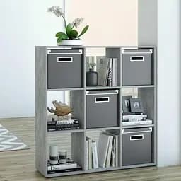 Полка для книг-стеллаж Moreli Id A-0020 1072x1078x290 мм Урбан лайт (id27-0000-20-beton)