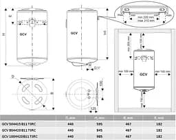 Водонагрівач Tesy Bilight GCV 1004420 B11 TSRC (7229704) - мініатюра 5