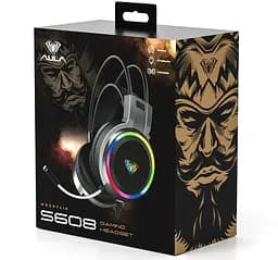 Наушники Aula S-608 Wired Gaming Headset Black - мініатюра 5