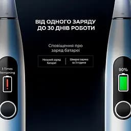 Розумна зубна електрощітка Oclean X Plus Pro Digital Silver (6970810556179) - мініатюра 7