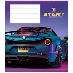 Зошит учнівський Start the game Школярик 012-3231L-5 у лінію 12 аркушів