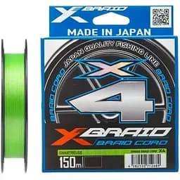 Шнур YGK X-Braid Braid Cord X4 150 m #0.3/0.09 mm 6lb/2.7 kg (1013-5545.03.56)