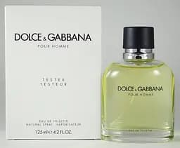 Оригинал Dolce Gabbana Pour Homme 125 мл ТЕСТЕР туалетная вода
